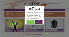 Desktop Screenshot of nicoticket.com