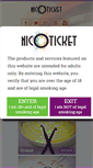 Mobile Screenshot of nicoticket.com